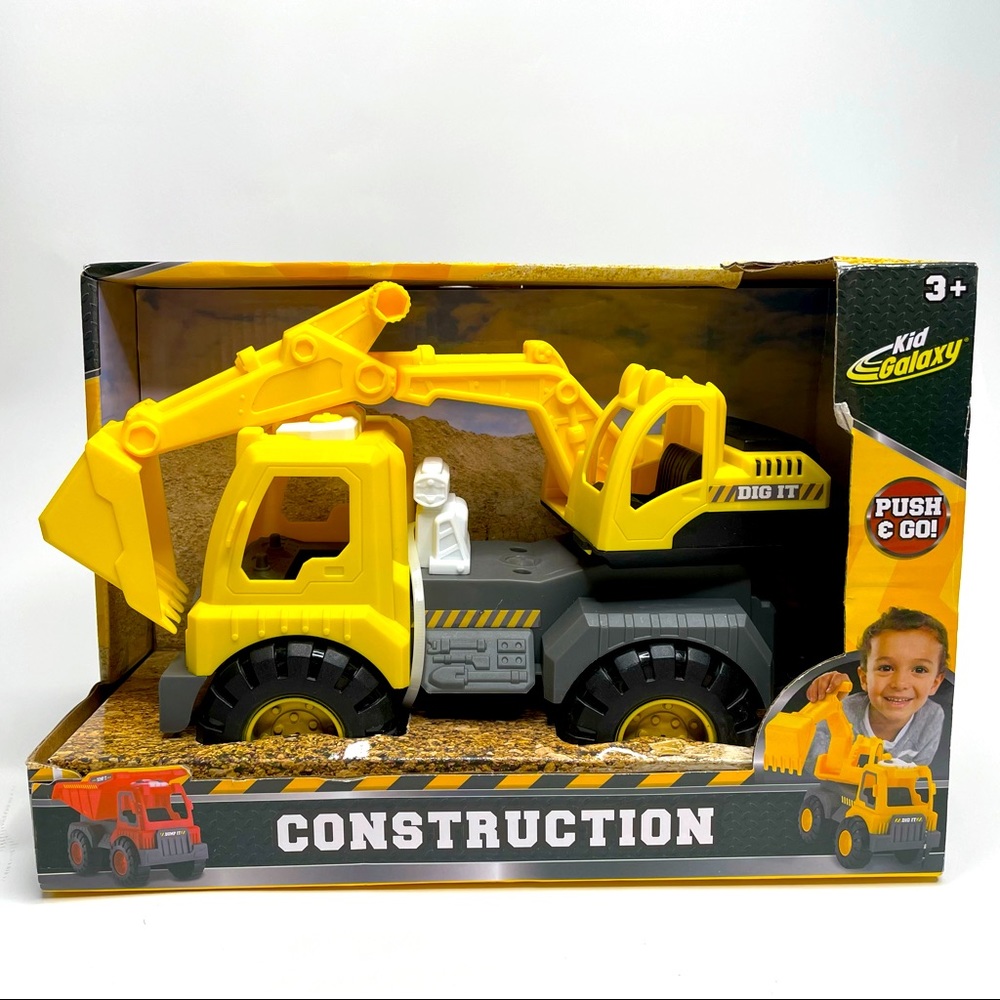 Kid Galaxy Push & Go Excavator play set